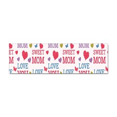 Love Mom Happy Mothers Day I Love Mom Graphic Sticker Bumper (10 Pack) by Vaneshop