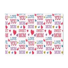 Love Mom Happy Mothers Day I Love Mom Graphic Crystal Sticker (a4) by Vaneshop