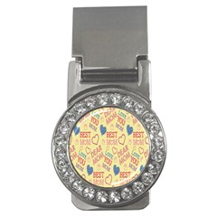 Love Mom Happy Mothers Day I Love Mom Graphic Pattern Money Clips (cz)  by Vaneshop