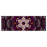 Rosette Kaleidoscope Mosaic Abstract Background Art Banner and Sign 6  x 2  Front