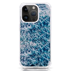 Summer Blue Ocean Wave Iphone 14 Pro Tpu Uv Print Case by Jack14