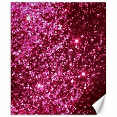 Pink Glitter Canvas 20  X 24  by Amaryn4rt