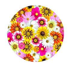 Flowers Blossom Bloom Nature Plant Mini Round Pill Box (pack Of 5) by Amaryn4rt