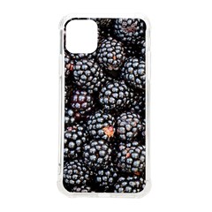 Blackberries-background-black-dark Iphone 11 Pro Max 6 5 Inch Tpu Uv Print Case by Amaryn4rt