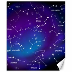 Realistic-night-sky-poster-with-constellations Canvas 20  X 24  by Amaryn4rt