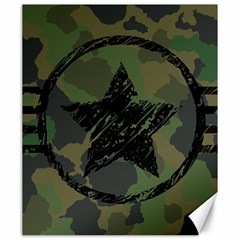 Military-camouflage-design Canvas 20  X 24  by Amaryn4rt