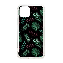 Tropical Leaves Pattern Iphone 11 Pro 5 8 Inch Tpu Uv Print Case by Amaryn4rt