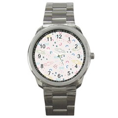 Spaceship Pattern Star Sport Metal Watch by Pakjumat