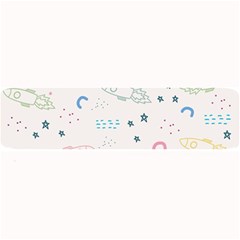 Spaceship Pattern Star Large Bar Mat by Pakjumat