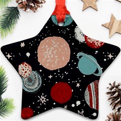 Space Galaxy Pattern Star Ornament (two Sides) by Pakjumat