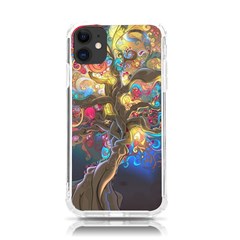 Psychedelic Tree Abstract Psicodelia Iphone 11 Tpu Uv Print Case by Modalart