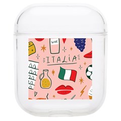 Food Pattern Italia Airpods 1/2 Case by Sarkoni