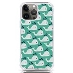 Whale Sea Blue iPhone 13 Pro Max TPU UV Print Case Front