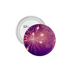 Fireworks On A Purple With Fireworks New Year Christmas Pattern 1 75  Buttons by Sarkoni