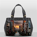 River Buildings City Urban Oversize Office Handbag (2 Sides) Back