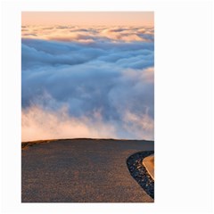 Landscape Sky Clouds Mountain Road Small Garden Flag (two Sides) by Sarkoni