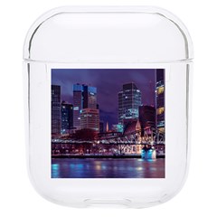 Frankfurt City Skyline Skyscraper Hard Pc Airpods 1/2 Case by Sarkoni