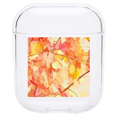 Monotype Art Pattern Leaves Colored Autumn Hard Pc Airpods 1/2 Case by Amaryn4rt