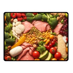 Fruit Snack Diet Bio Food Healthy Fleece Blanket (small) by Sarkoni