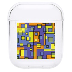 Square Background Background Texture Hard Pc Airpods 1/2 Case by Amaryn4rt