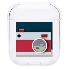 Camera Vector Illustration Hard Pc Airpods 1/2 Case by Amaryn4rt