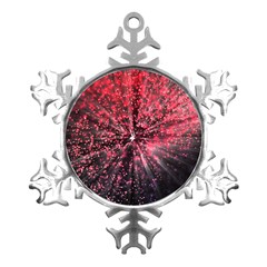 Abstract Background Wallpaper Metal Small Snowflake Ornament by Bajindul