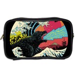 Retro Wave Kaiju Godzilla Japanese Pop Art Style Toiletries Bag (Two Sides) Back