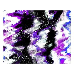 Abstract Canvas Acrylic Digital Design Premium Plush Fleece Blanket (large) by Amaryn4rt