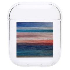 Background Horizontal Lines Hard Pc Airpods 1/2 Case by Amaryn4rt