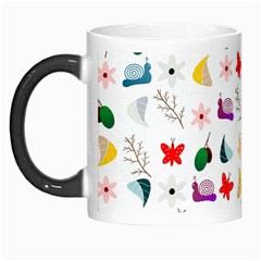 Snail Butterfly Pattern Seamless Morph Mug by Ravend