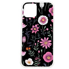 Flowers Pattern Iphone 12 Pro Max Tpu Uv Print Case by Ravend