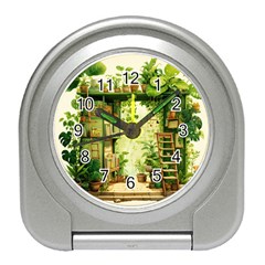 Building Potted Plants Travel Alarm Clock by Ravend