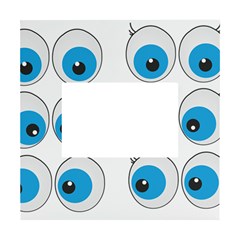 Eyes Comic Cartoon Fun Funny Toon White Box Photo Frame 4  X 6  by Ndabl3x