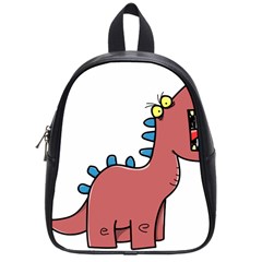 Dinosaur Dragon Drawing Cute School Bag (small) by Ndabl3x