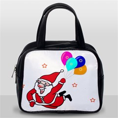 Nicholas Santa Claus Balloons Stars Classic Handbag (one Side) by Ndabl3x