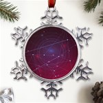 Art Pattern Design Wallpaper Metal Large Snowflake Ornament Front