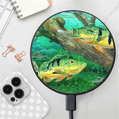 Peacock Bass Fishing Wireless Fast Charger(black) by Sarkoni