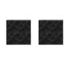 Diagonal Square Black Background Cufflinks (square) by Apen