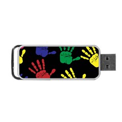 Ellipse Pattern Background Portable Usb Flash (one Side) by Apen