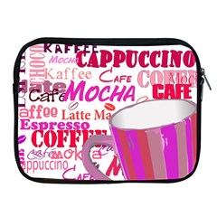 Coffee Cup Lettering Coffee Cup Apple Ipad 2/3/4 Zipper Cases by Amaryn4rt