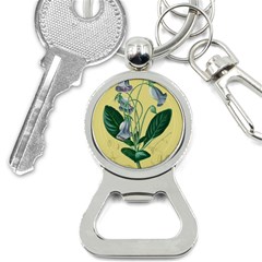 Botanical Plants Green Bottle Opener Key Chain by Sarkoni