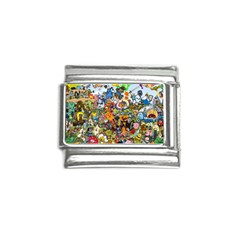 Cartoon Characters Tv Show  Adventure Time Multi Colored Italian Charm (9mm) by Sarkoni