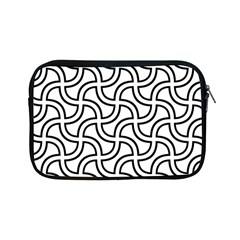 Pattern Monochrome Repeat Black And White Apple Ipad Mini Zipper Cases by Pakjumat