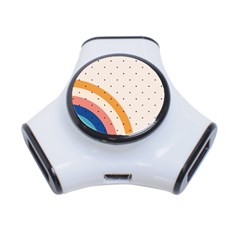 Retro Abstract Geometric 3-port Usb Hub by Modalart