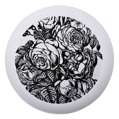 Roses Bouquet Flowers Sketch Dento Box With Mirror by Modalart