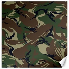 Camouflage Pattern Fabric Canvas 12  X 12  by Bedest