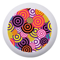 Abstract Circles Background Retro Dento Box With Mirror by Ravend