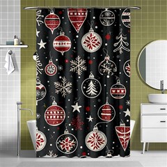 Christmas Decoration Winter Xmas Shower Curtain 48  X 72  (small)  by Ravend