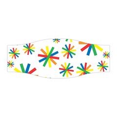 Celebrate Pattern Colorful Design Stretchable Headband by Ravend