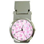 Valentine Background Hearts Bokeh Money Clip Watches Front